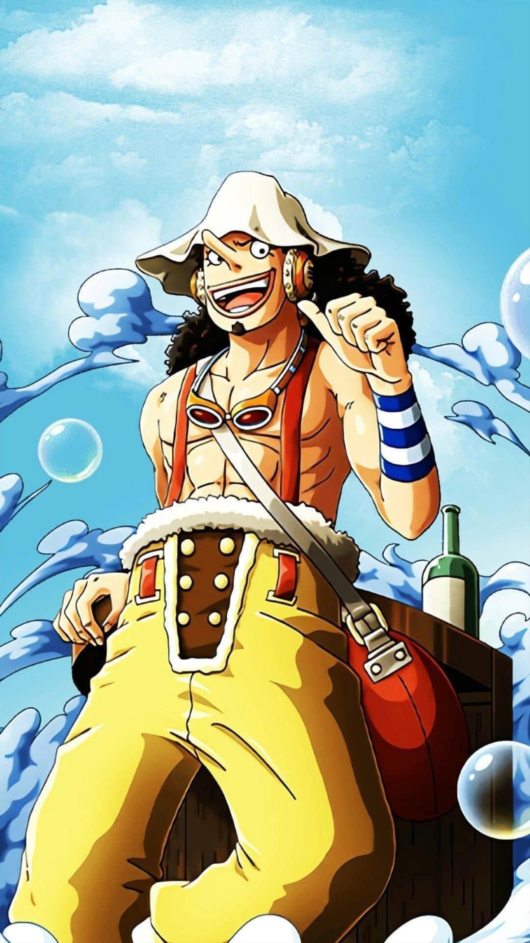 Tìm kiếm hình nền thú vị cho điện thoại hay máy tính của bạn? Hãy chọn hình nền Usopp trong One Piece - nhân vật vui tính với trái tim và tài năng phi thường!