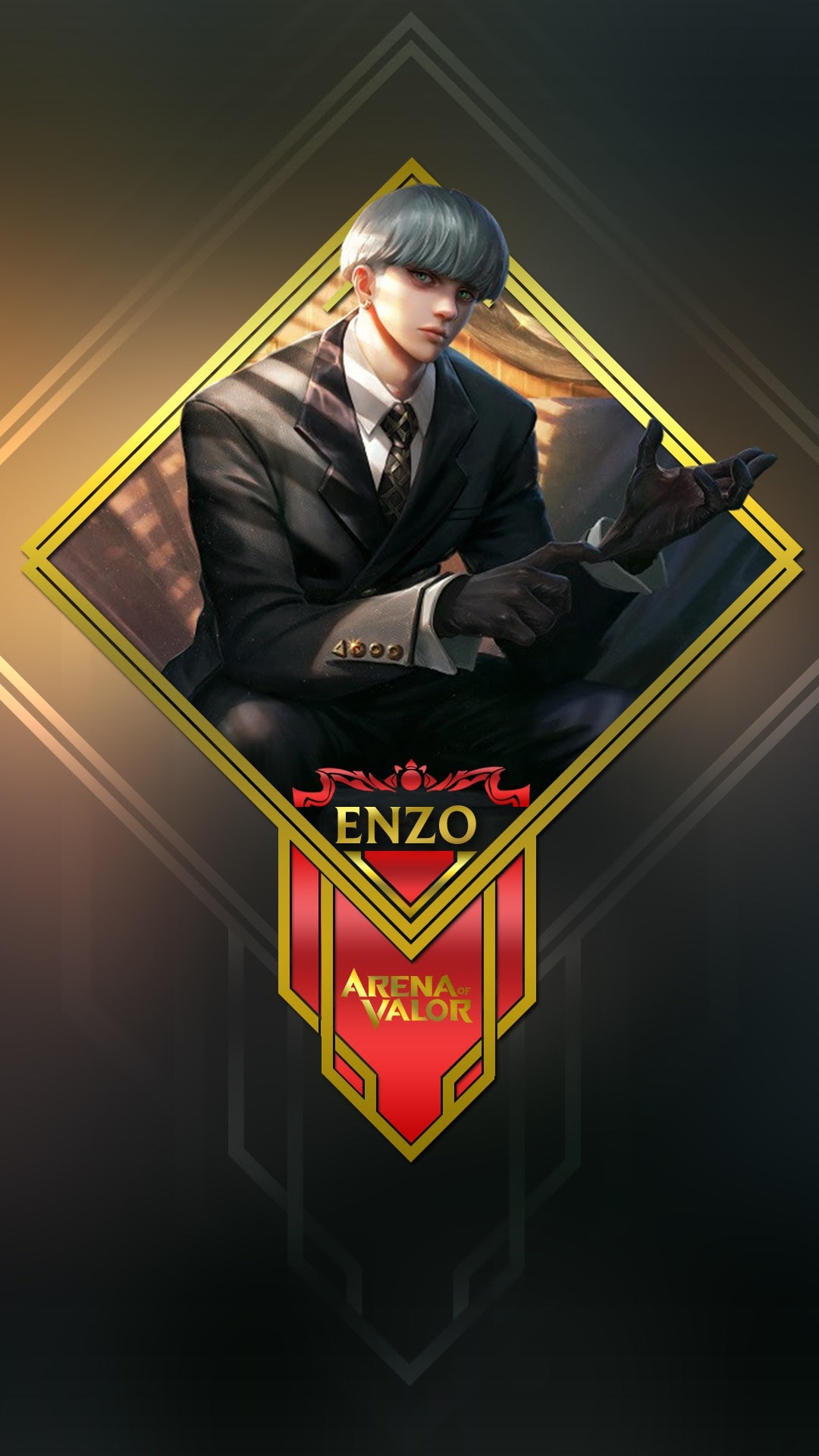Hình nền Liên Quân Enzo có thể kết hợp một cách hoàn hảo giữa đường nét tuyệt đẹp của tướng và màu sắc tươi trẻ để tạo ra một bức hình nền độc đáo và quyến rũ. Hãy thưởng thức vẻ đẹp của Enzo thông qua màn hình điện thoại của bạn với hình nền độc đáo này.