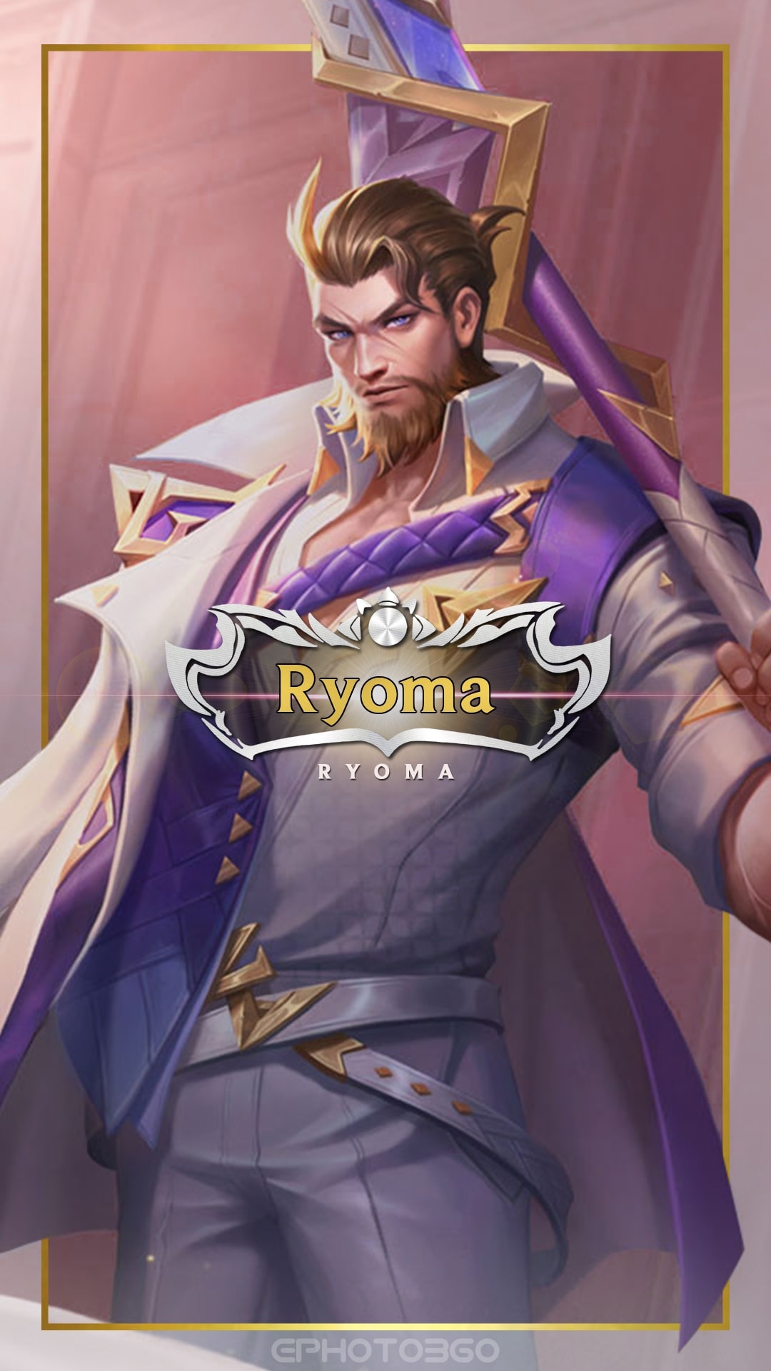Ryoma - một trong những nhân vật được yêu thích nhất trong trò chơi Liên Quân Mobile và giờ đây đã có hình nền rực rỡ để bạn trang trí màn hình điện thoại của mình. Đừng bỏ lỡ cơ hội này!