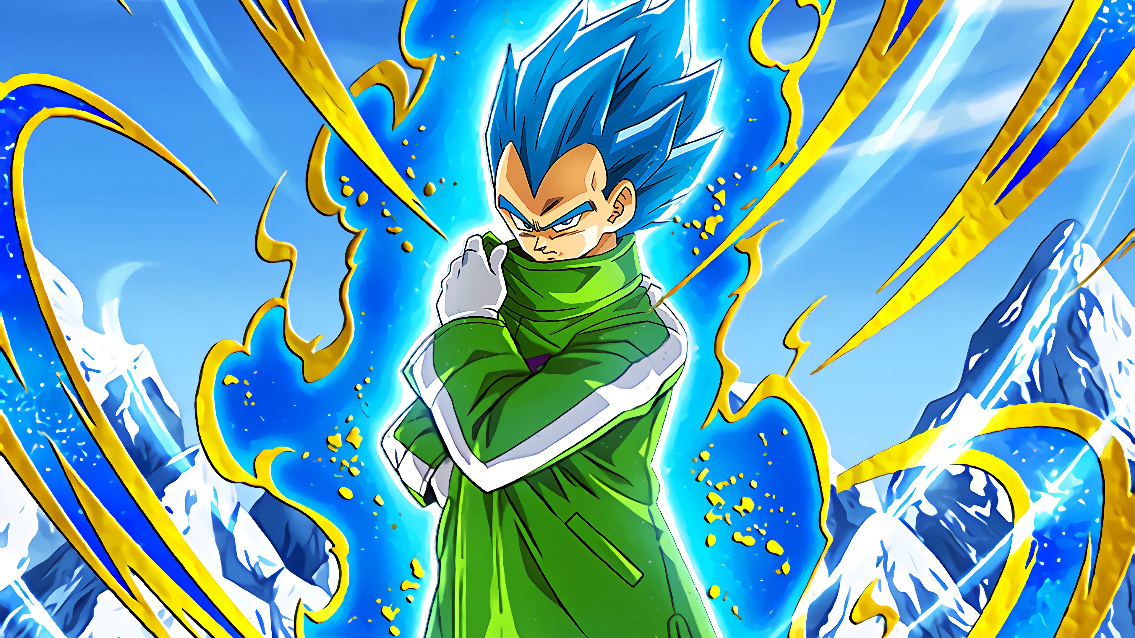 Hình nền Vegeta Dragon Balls: Indulge in the bold and dynamic style of Vegeta\'s Dragon Balls wallpaper. This image perfectly captures the essence of Vegeta\'s power and might, leaving you in awe. You won\'t be able to take your eyes off this magnificent wallpaper once you see it. Don\'t miss out on the chance to have the ultimate Saiyan warrior at your fingertips.